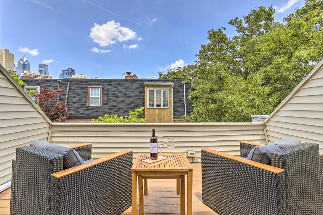 Philly Townhome With Private Patio And City Views Philadelphia Exterior photo